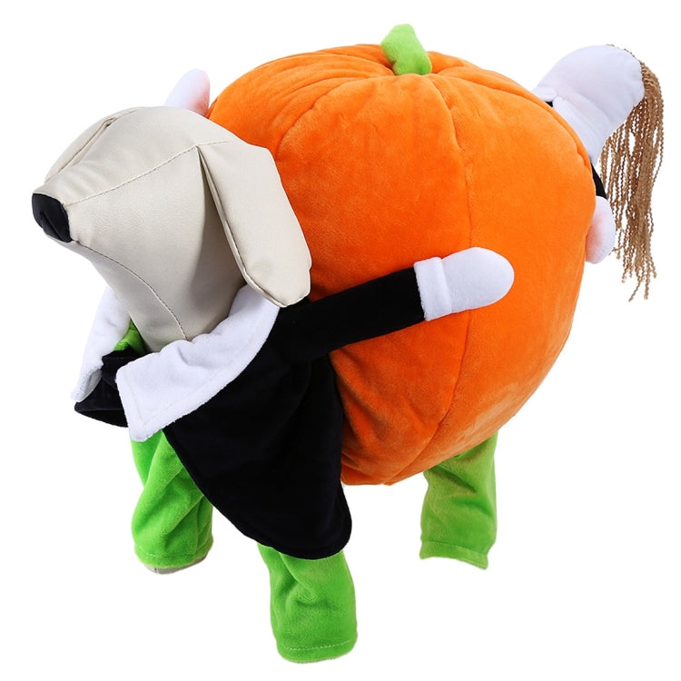 No Expression Fun Cute Carrying Pumpkin Style Cotton Fabrics Pet Clothes for Dogs, Size: Large, 36cm x 31cm x 18cm