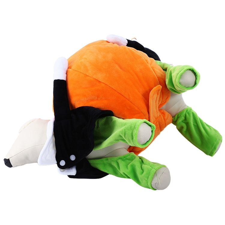 No Expression Fun Cute Carrying Pumpkin Style Cotton Fabrics Pet Clothes for Dogs, Size: Large, 36cm x 31cm x 18cm