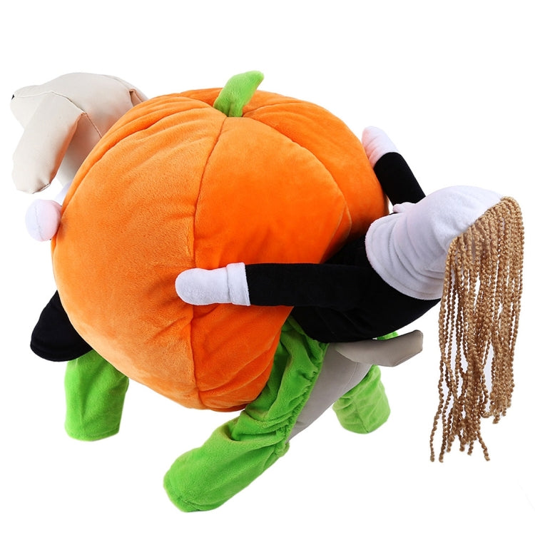 No Expression Fun Cute Carrying Pumpkin Style Cotton Fabrics Pet Clothes for Dogs, Size: Large, 36cm x 31cm x 18cm