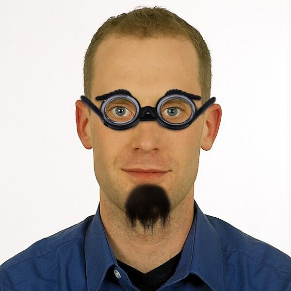 Funny Halloween Props Glasses and Mustache