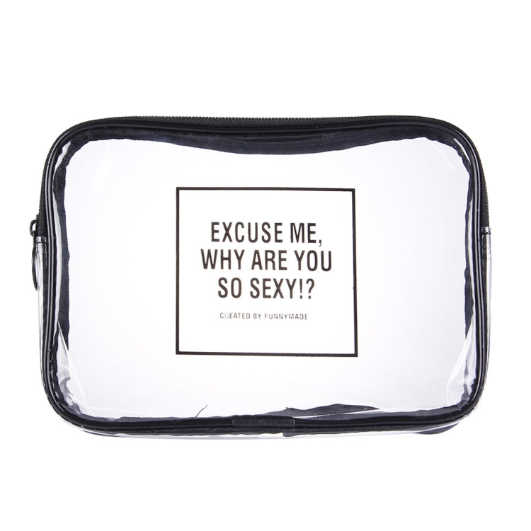 Concise Stylish Transparent Storage Bag, Size: 22.5x16cm