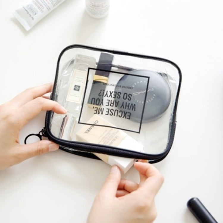 Concise Stylish Transparent Storage Bag, Size: 22.5x16cm