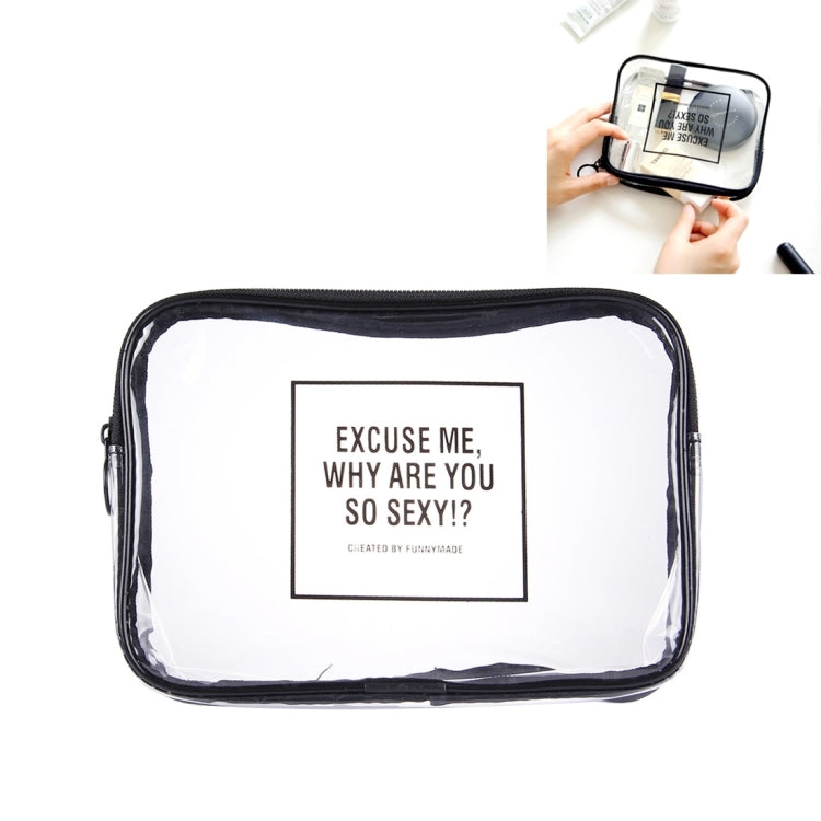 Concise Stylish Transparent Storage Bag, Size: 22.5x16cm