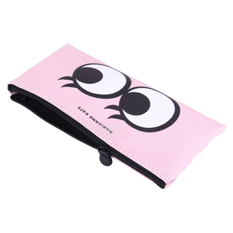 Lovely Eye Pattern Portable Pencil Bag Cosmetic Bag, Size: 19x9.5cm