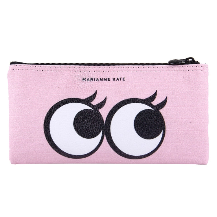 Lovely Eye Pattern Portable Pencil Bag Cosmetic Bag, Size: 19x9.5cm