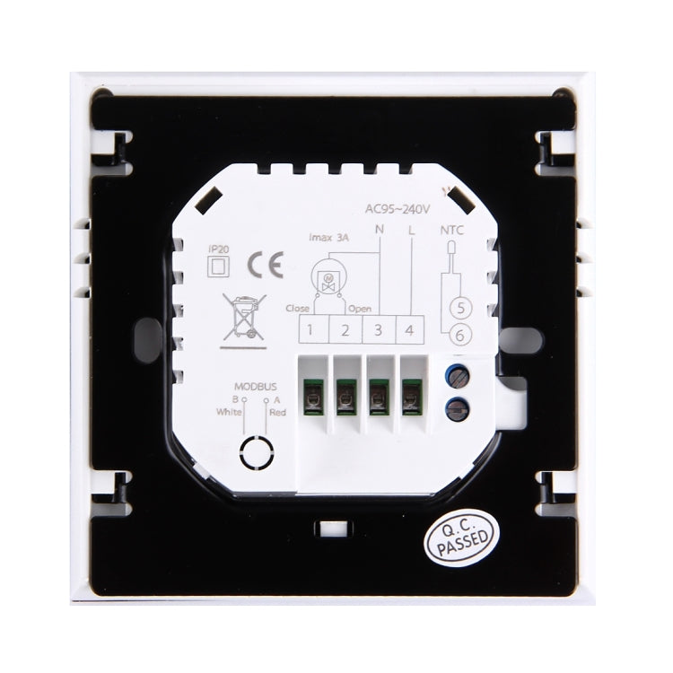 BHT-1000-GA-WIFI 3A Load Water Heating Type Touch LCD Digital WiFi Heating Room Thermostat, Display Clock / Temperature / Periods / Time / Week / Heat etc.