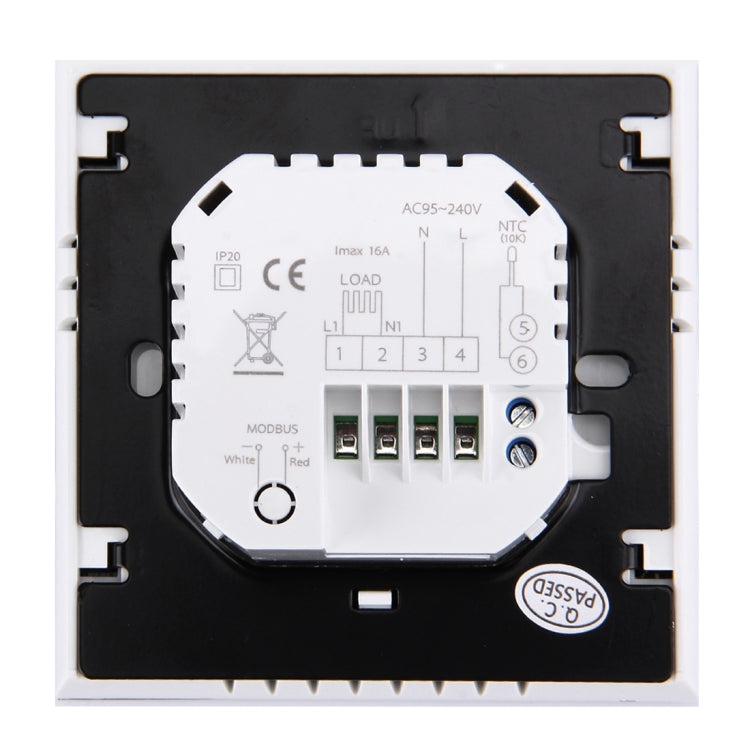 BHT-3001 16A Load Electronic Heating Type LCD Digital Heating Room Thermostat with Sensor, Display Clock / Temperature