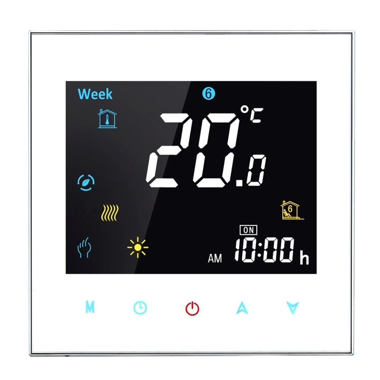 BHT-3001 16A Load Electronic Heating Type LCD Digital Heating Room Thermostat with Sensor, Display Clock / Temperature