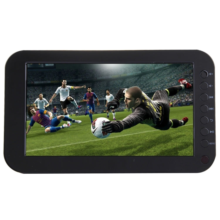 9.8 inch TFT LCD Screen Analog Multimedia Portable Video TV Player with Remote Controller, Support TV, FM Radio Function, U Disk & TF Card Reading