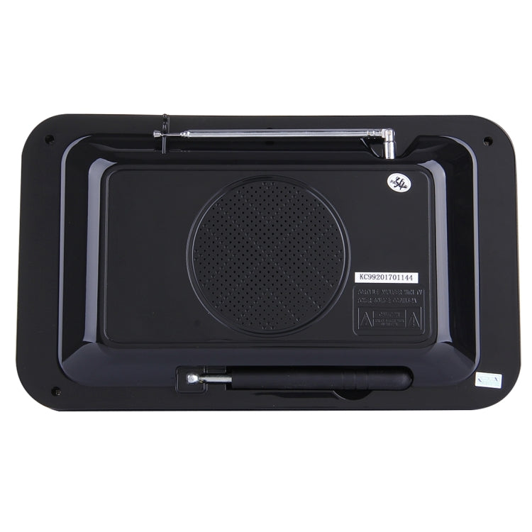 9.8 inch TFT LCD Screen Analog Multimedia Portable Video TV Player with Remote Controller, Support TV, FM Radio Function, U Disk & TF Card Reading
