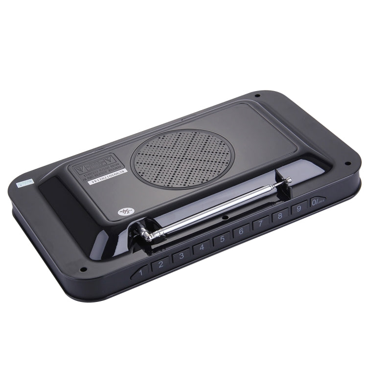 9.8 inch TFT LCD Screen Analog Multimedia Portable Video TV Player with Remote Controller, Support TV, FM Radio Function, U Disk & TF Card Reading