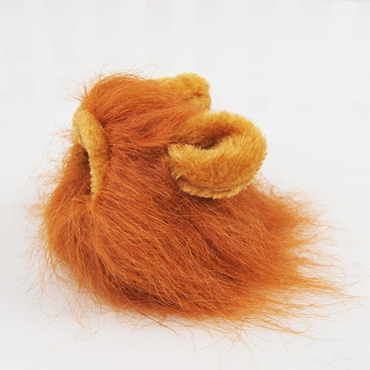 Lion Style Cute Pet Clothes for Regular Size Cats or Small Dogs with About 26cm Head Girth