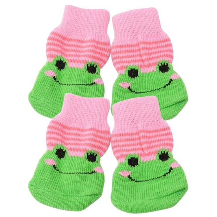 2 Pairs Cute Dog Socks for Pets, Size: S, Random Color Delivery