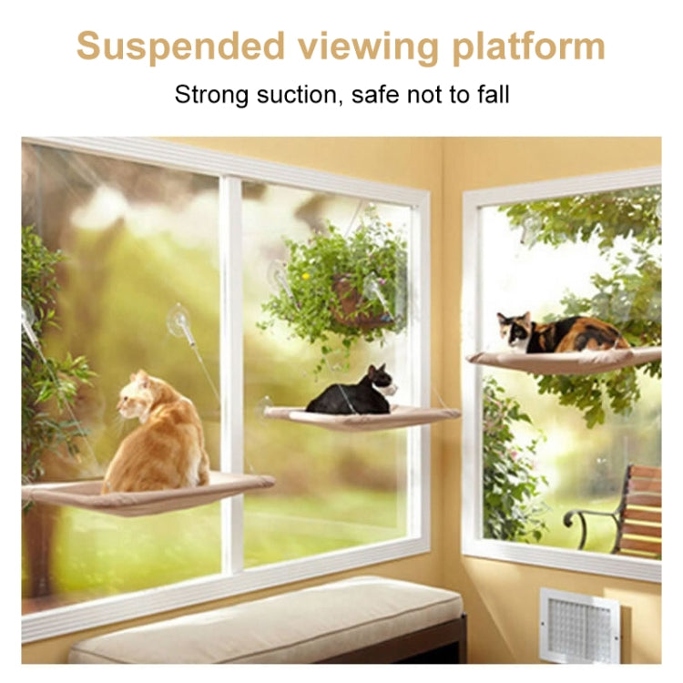 Suction Cup Style Simple Window Cat Hammock, Size: 55 x 35cm