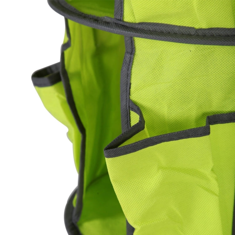 Portable Foldable 40 Sections Handbags Shoes Nonwoven Storage Bag with Hook, Size: 34x125cm(Green)