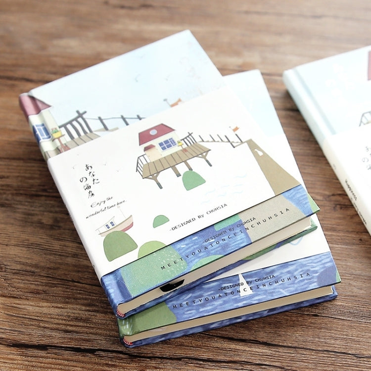 4 PCS A5 Thick Hard Copy of the Notebook Aesthetic Style Notebook, Random Color Delivery