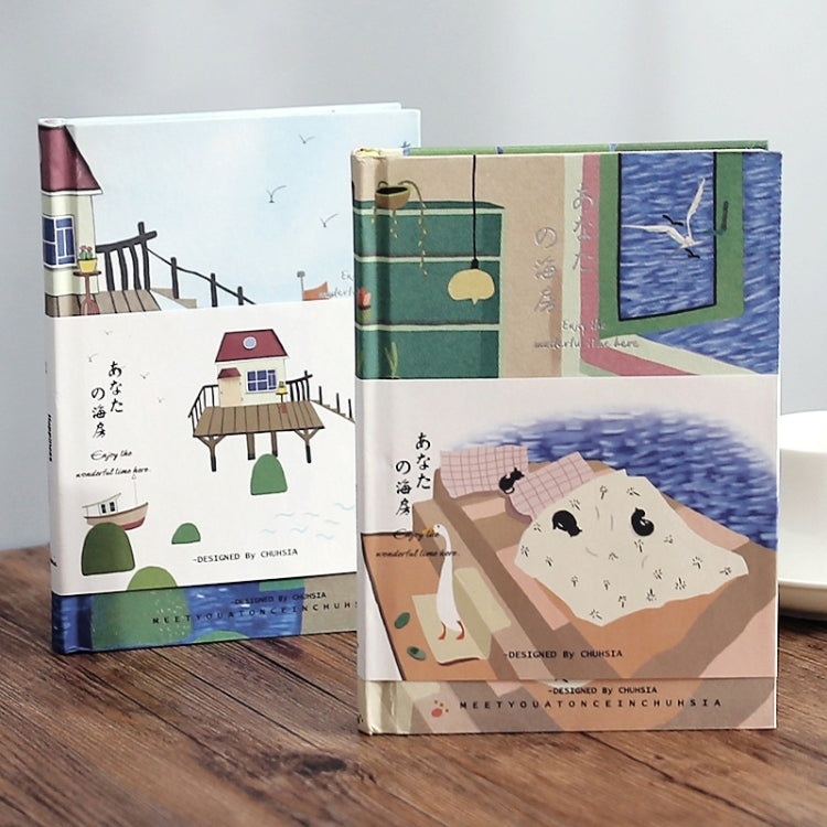 4 PCS A5 Thick Hard Copy of the Notebook Aesthetic Style Notebook, Random Color Delivery