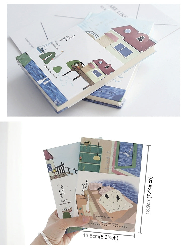 4 PCS A5 Thick Hard Copy of the Notebook Aesthetic Style Notebook, Random Color Delivery