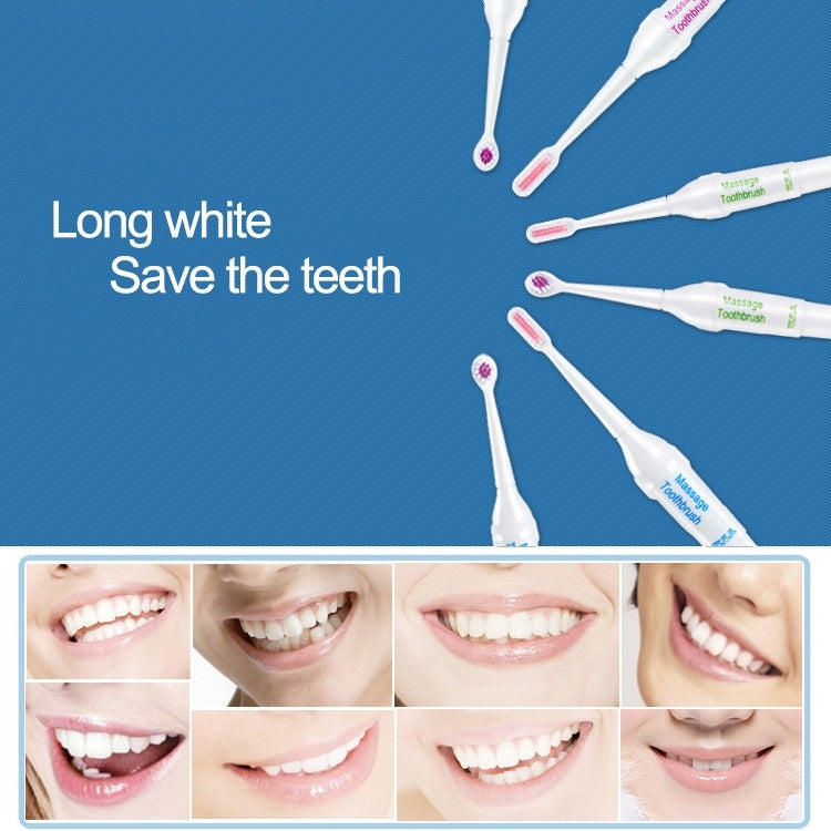 3 Sets Family Kit Rotary Electric Toothbrush for Adult / Children, Random Color Delivery