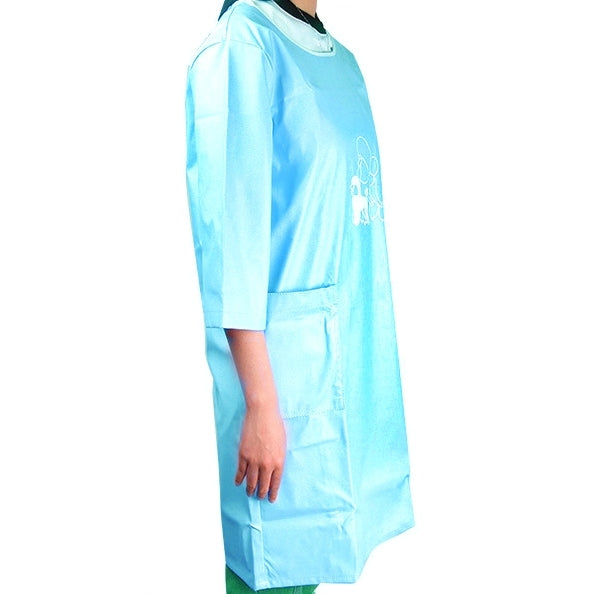 Half Sleeve Pet Apron Beauty Gown Pet Grooming Beautician Smock Waterproof Clothing Pet Store Aprons,L, Length: 95cm