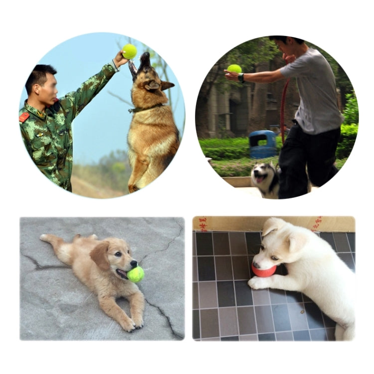 Rubber Pet Toy Ball Elastic Type Pet Tennis Ball, Diameter: 6cm