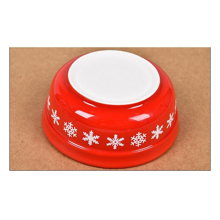 Pet Supplies Cartoon Pet Ceramic Cat Bowl Dog Bowl Double Bowl Food Basin, Bowl Size:
