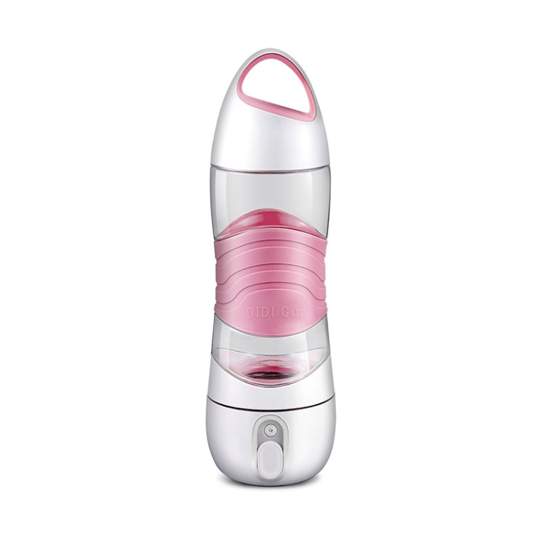 DIDI Portable Multi-function USB Charging Sports Water Replenishing Cup Spray Humidifier Remind Drink Water Cup, Cup Capacity: 400ml