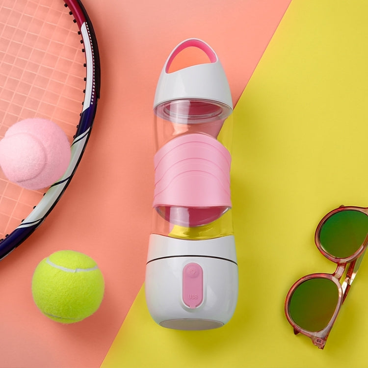 DIDI Portable Multi-function USB Charging Sports Water Replenishing Cup Spray Humidifier Remind Drink Water Cup, Cup Capacity: 400ml
