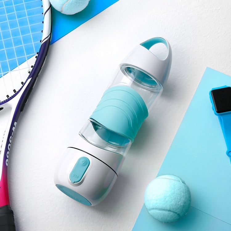DIDI Portable Multi-function USB Charging Sports Water Replenishing Cup Spray Humidifier Remind Drink Water Cup, Cup Capacity: 400ml