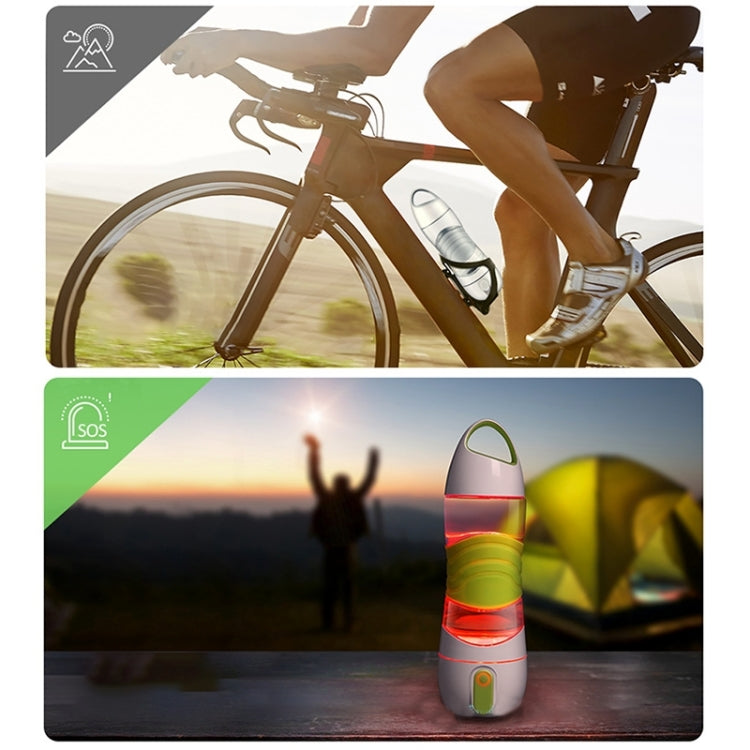 DIDI Portable Multi-function USB Charging Sports Water Replenishing Cup Spray Humidifier Remind Drink Water Cup, Cup Capacity: 400ml