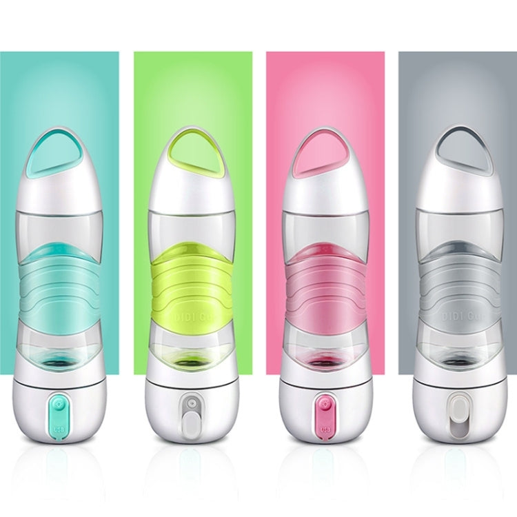 DIDI Portable Multi-function USB Charging Sports Water Replenishing Cup Spray Humidifier Remind Drink Water Cup, Cup Capacity: 400ml