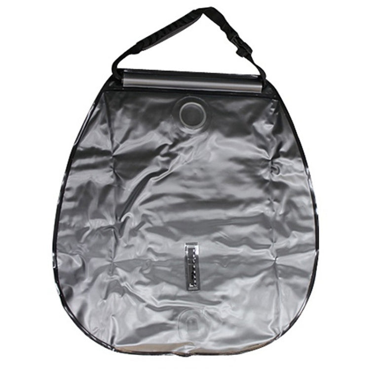 Outdoor Camping Portable Solar Heating with Thermometer Folding High Quality Hot Water Shower Bag, Capacity: 20L