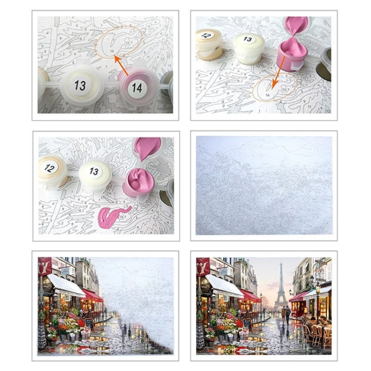 DIY Creative Paint By Numbers Oil Painting Phantom Art Painting without Framework, Size: 40*50 cm