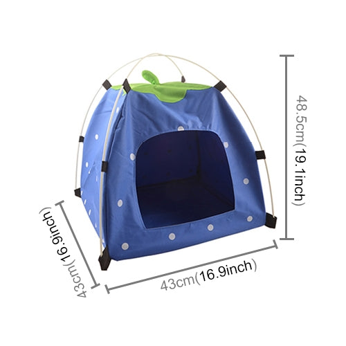 Outdoors High Quality Oxford Cloth Foldable Sun Protection Middle and Small Pet Dog Tent Nest, Dedicated kennel Cat House