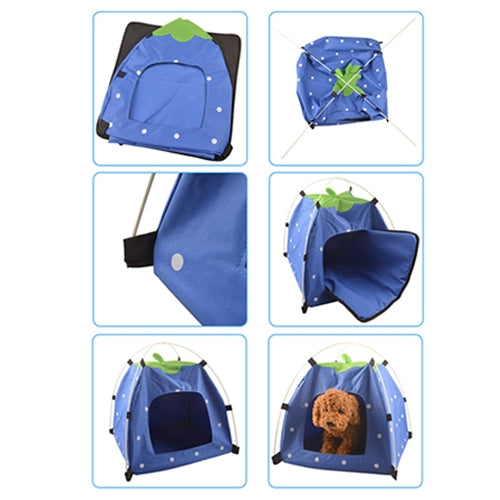 Outdoors High Quality Oxford Cloth Foldable Sun Protection Middle and Small Pet Dog Tent Nest, Dedicated kennel Cat House