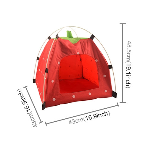 Outdoors High Quality Oxford Cloth Foldable Sun Protection Middle and Small Pet Dog Tent Nest, Dedicated kennel Cat House