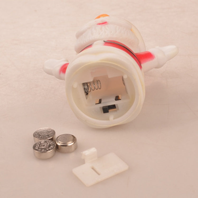 Christmas Decoration Gifts Cool Nightlight, Plastic LED Light-emitting Santa Claus