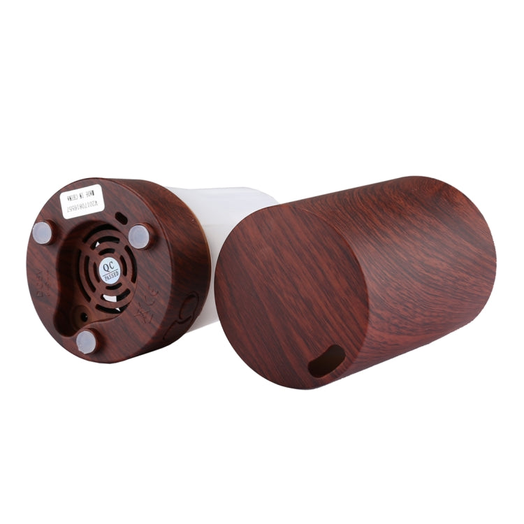 75ML Wood Grain Portable Aromatherapy Air Purifier Humidifier with Colorful LED Light for Home / Office / Car