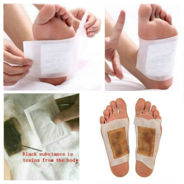 50 PCS Tradition Chinese Detox Wormwood Foot Patch Bamboo Vineger Pad Improve Sleep Patches Beauty Patch