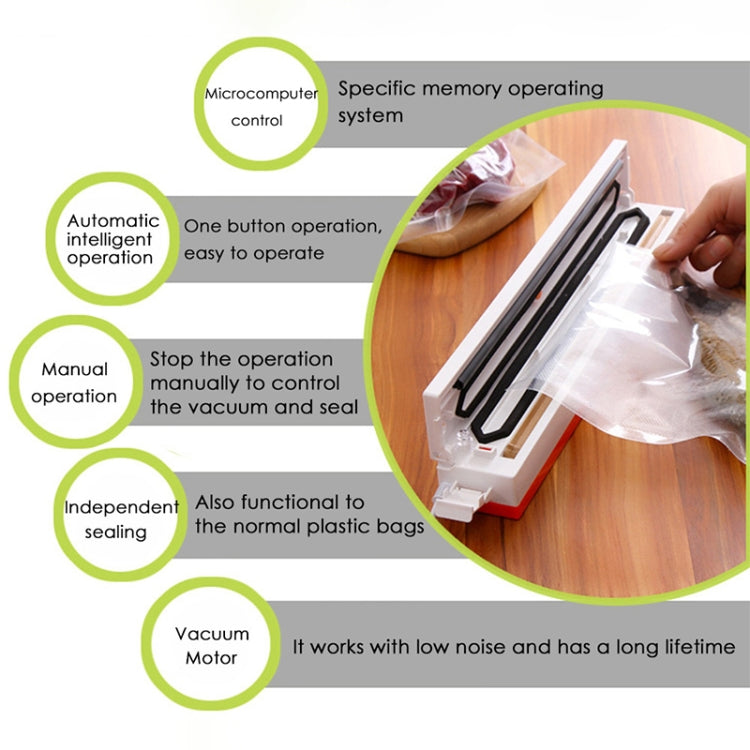 Household Food Preservation Small Automatic Vacuum Sealing Machine,
