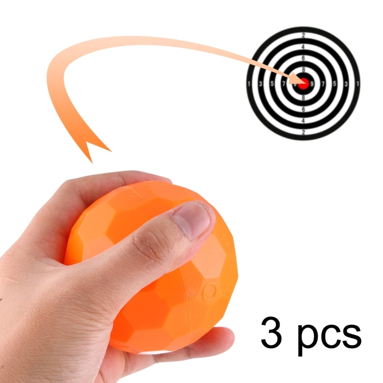 3 PCS Children Present Outdoor Playing Game Swerve Ball Playing Toy(Orange)
