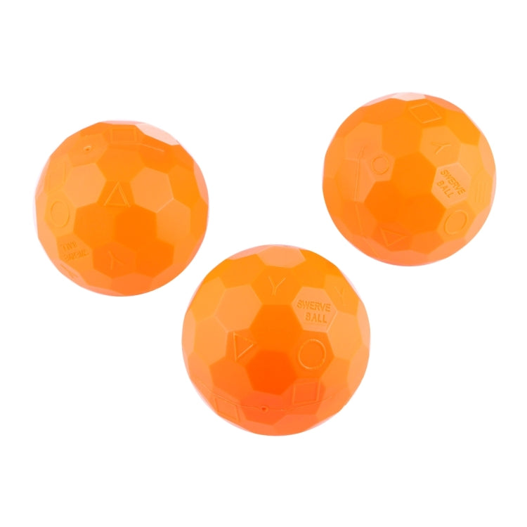 3 PCS Children Present Outdoor Playing Game Swerve Ball Playing Toy(Orange)