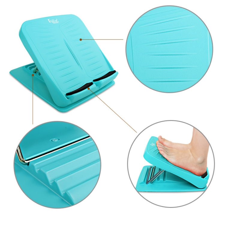 Foldable Stretching Plantar Massage Pedal Standing Body Sculpting Stretching Panels Wedge, Size: 27*30.5cm (Blue-green)