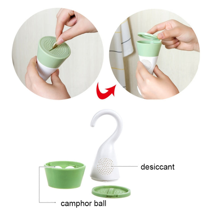 5 PCS Closet Clothing Dehumidifier Flavor Scalping Camphor Box Hanging Type Mildewproof Mothproof Mothballs Desiccant
