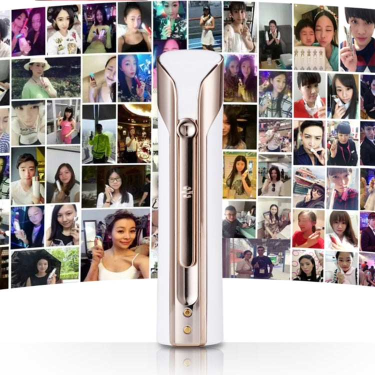 Portable Handy Smart Nano Facial SPA Mist Sprayer, Skin Test / Nano Spray / APP / Rechargeable Moisturizing and Hydrating(Pink)