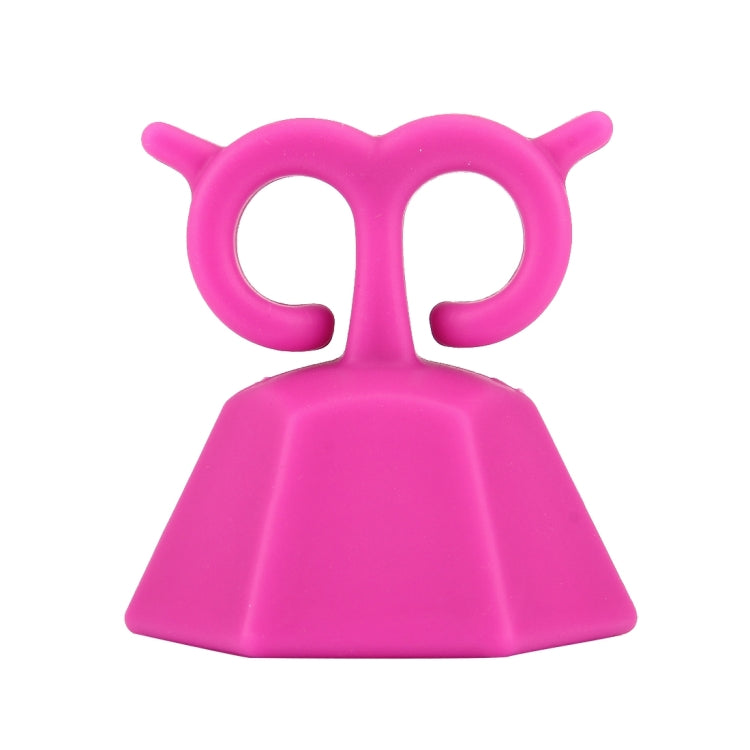 Silicone Nail Polish Bottle Holder(Magenta)