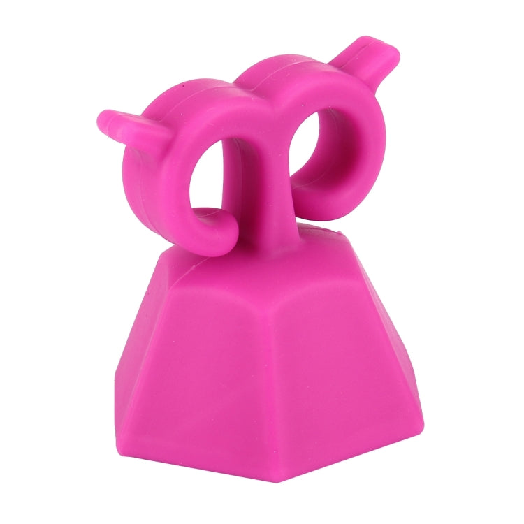 Silicone Nail Polish Bottle Holder(Magenta)