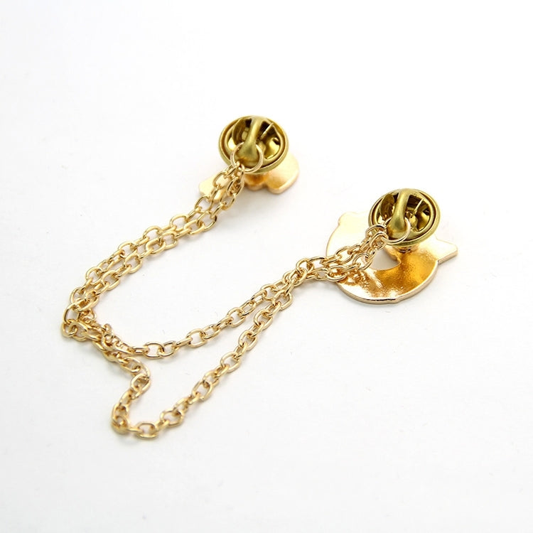 Christmas Fashion Women Enamel Wreaths Candy Chain Brooch