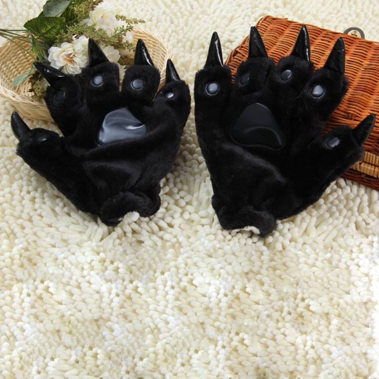 One Pair Christmas Gift Cute Cartoon Dinosaur Claw Winter Warm Gloves
