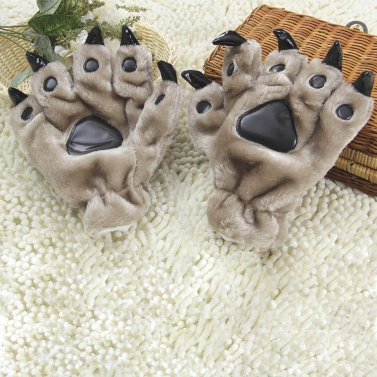 One Pair Christmas Gift Cute Cartoon Dinosaur Claw Winter Warm Gloves